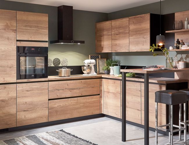 Keuken met eetbar